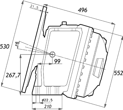 Габаритные размеры PMB 9.0