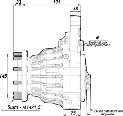 Габаритные размеры PMS 601